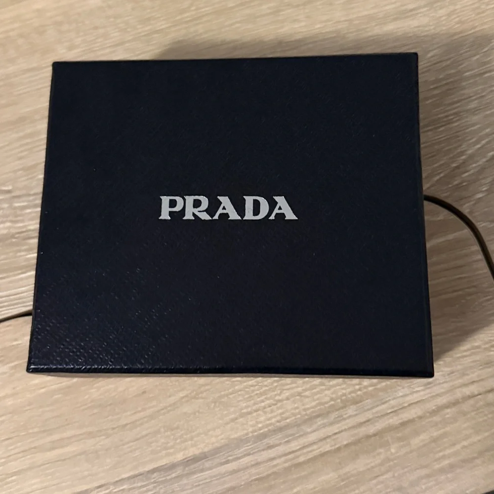 Prada Grey Saffiano Leather Bi-Fold Wallet
